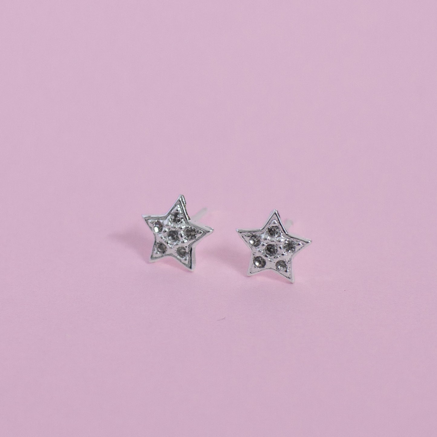 Aros Estrella circones silver