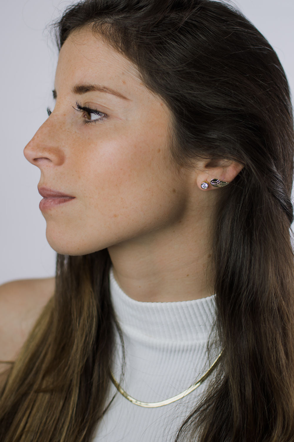 Aros punto luz gold