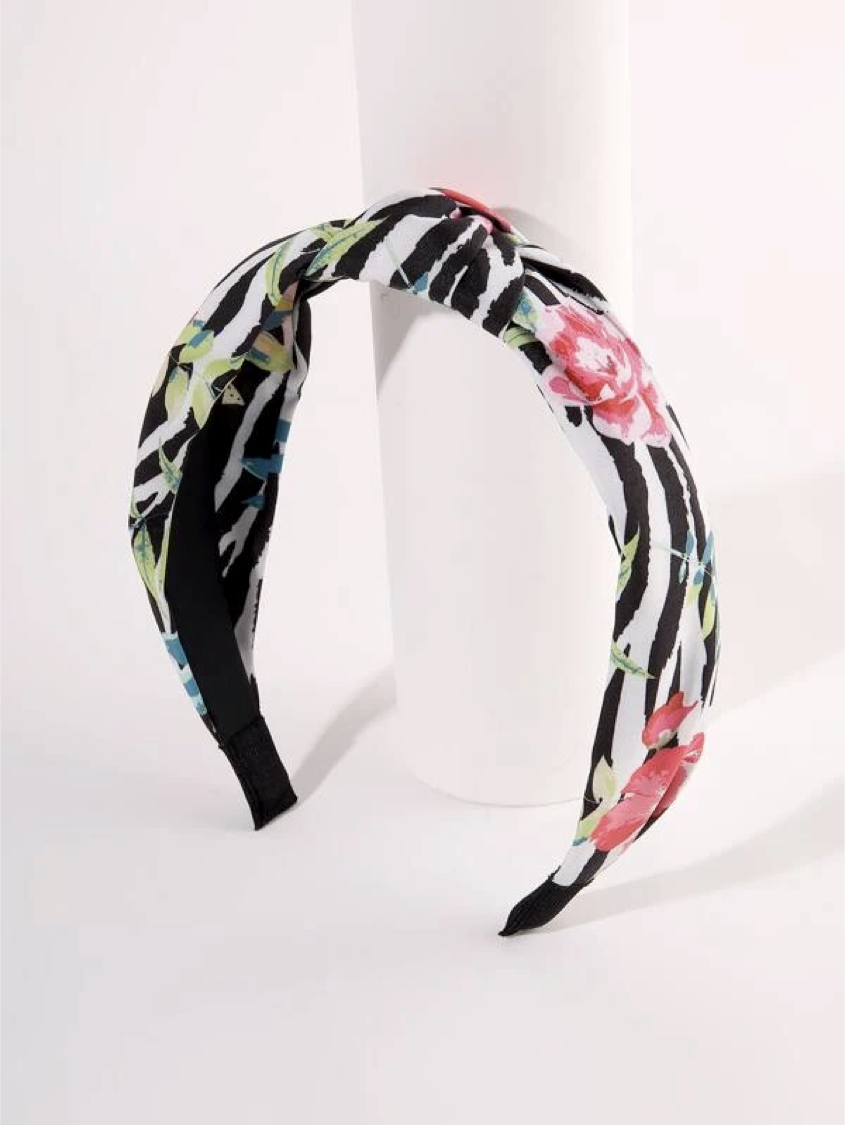 Cintillo flores print