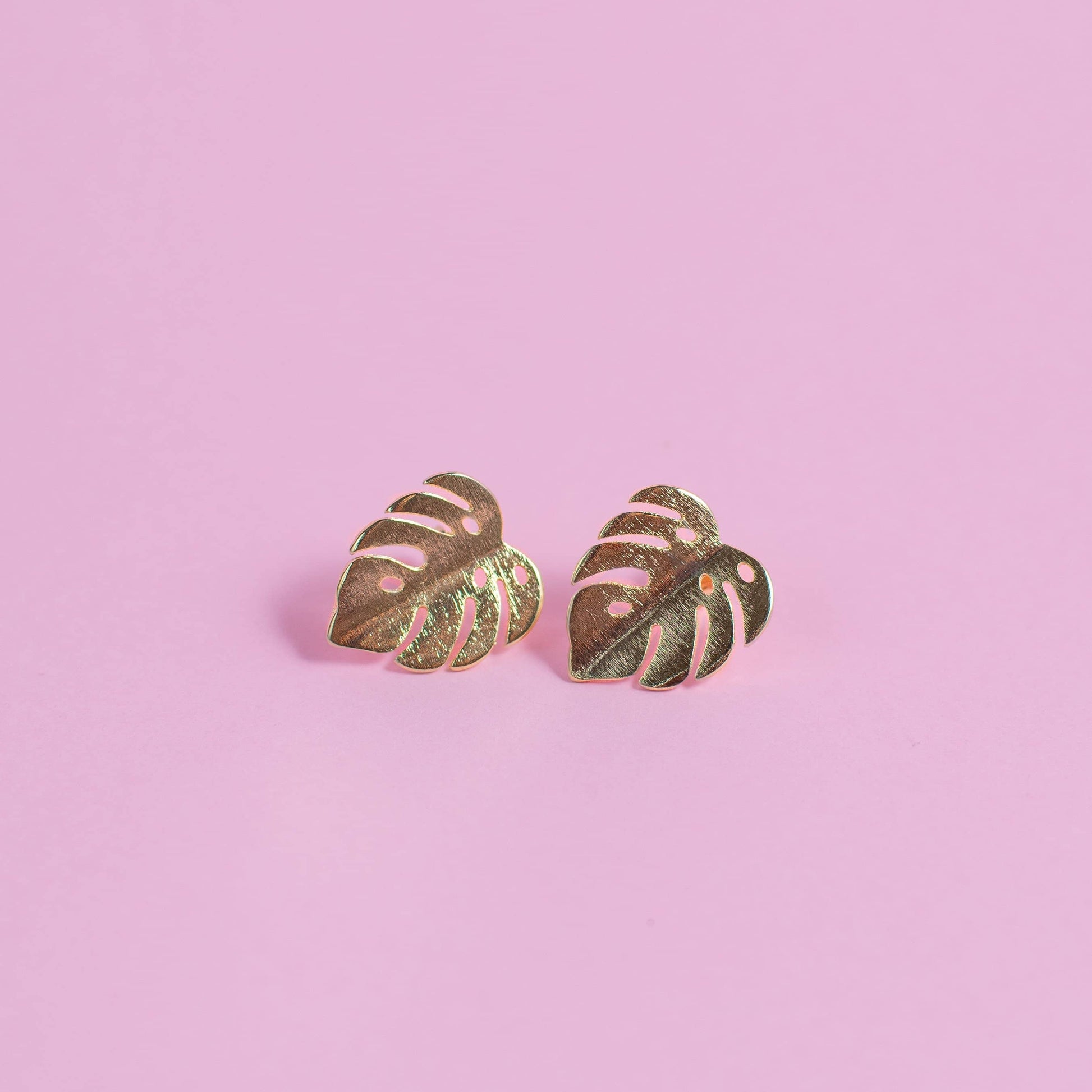 Aros hojas gold - LuzDesign