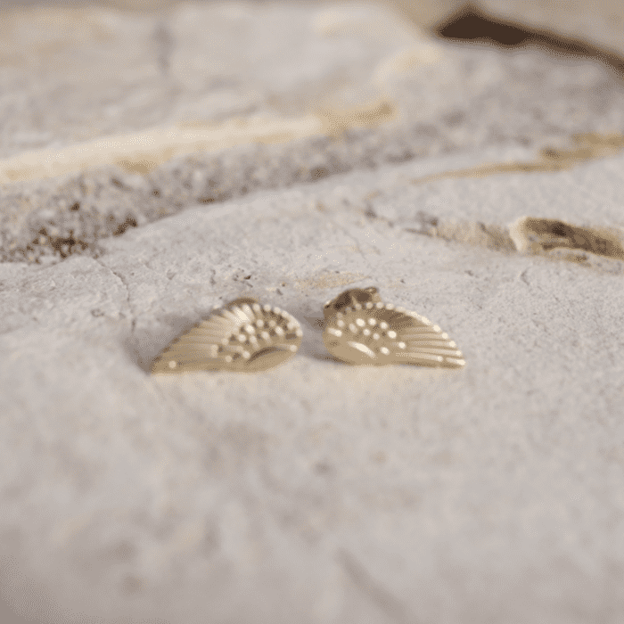 aros alas gold - LuzDesign