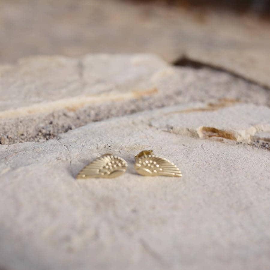 aros alas gold - LuzDesign